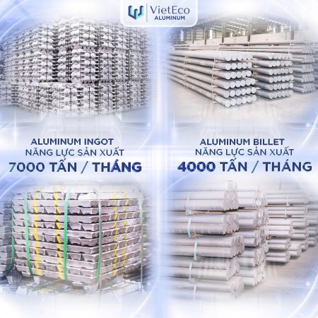 ALUMINUM INGOT VÀ BILLET TỪ VIỆT ECO ALUMINUM