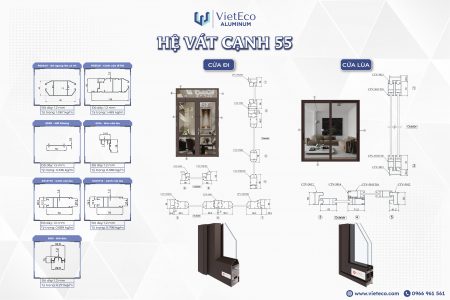 HỆ VÁT CẠNH 55 – THIẾT KẾ ẤN TƯỢNG TRONG TỪNG ĐƯỜNG NÉT