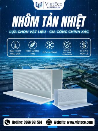 LÝ DO NHÔM ĐƯỢC LỰA CHỌN LÀM VẬT LIỆU TẢN NHIỆT