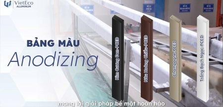 Công Nghệ Anodize ED Việt Eco Aluminum | Nhôm Thanh Anodized